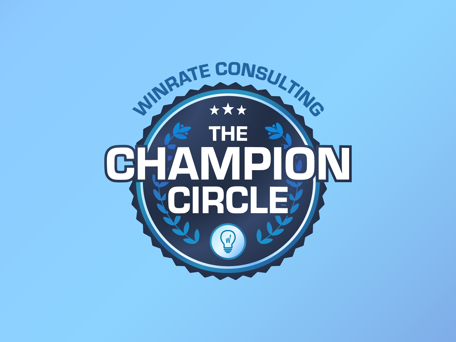 Logo for WinRate The Champion Circle
